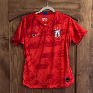 Nike Red USA Soccer Jersey 2019
